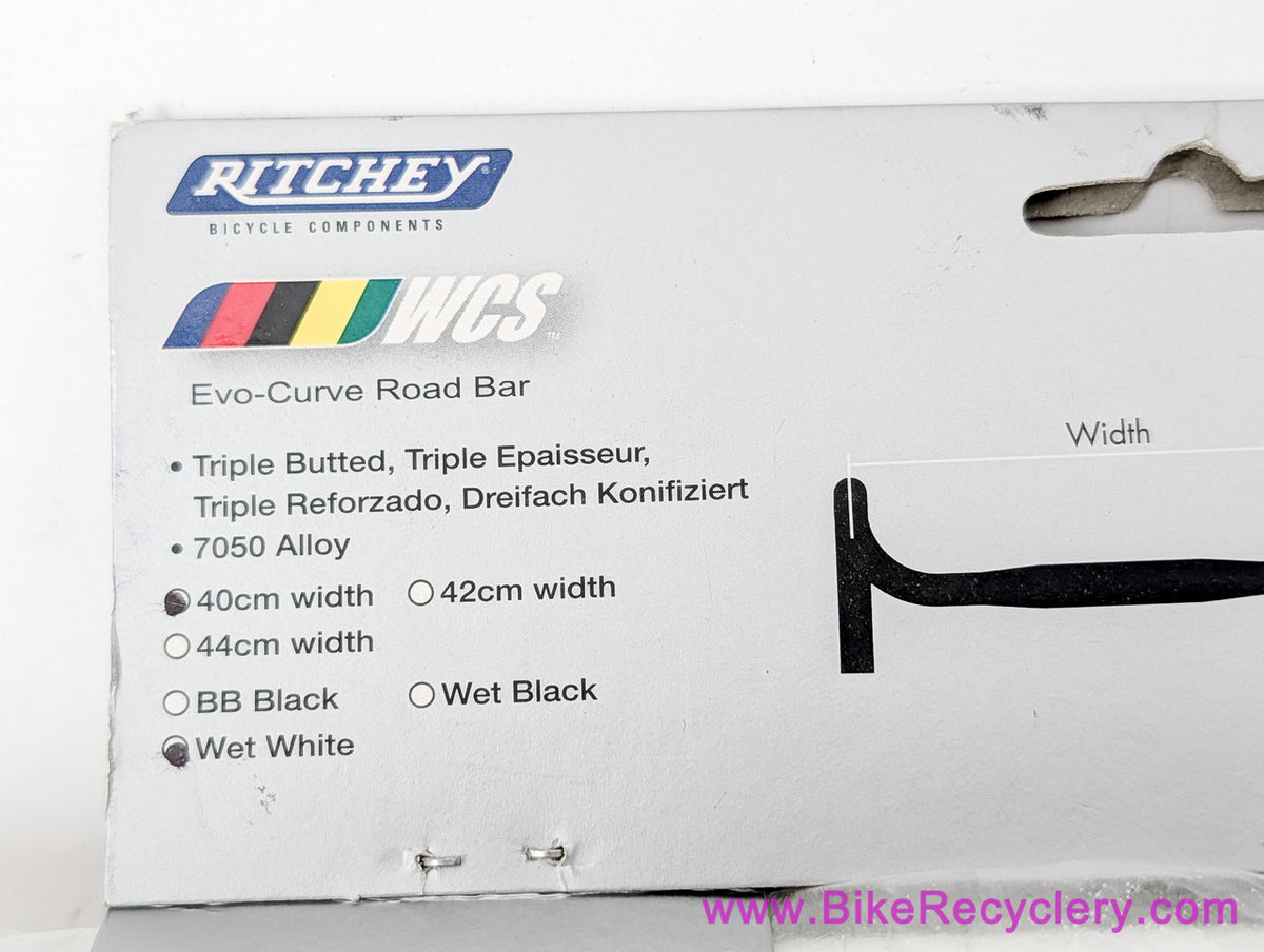 Ritchey WCS Eco Curve Road Drop Handlebars: 40cm x 31.8mm (NEW)