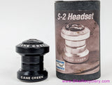 NIB/NOS Cane Creek S2 Threadless Headset: 1" - Black - Sealed Bearing
