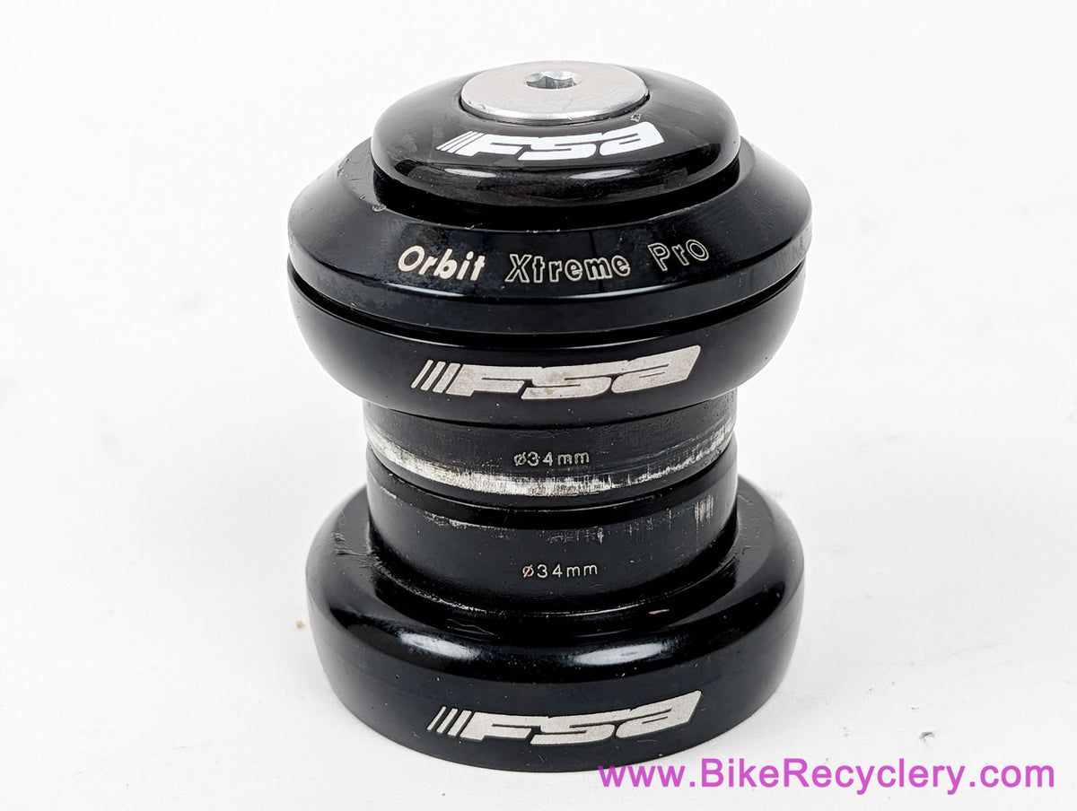 FSA Orbit Xtreme Pro Headset: 1 1/8" Threadless - Carbon Top Cap (Missing Crown Race)