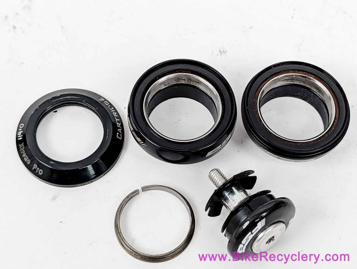 FSA Orbit Xtreme Pro Headset: 1 1/8" Threadless - Carbon Top Cap (Missing Crown Race)