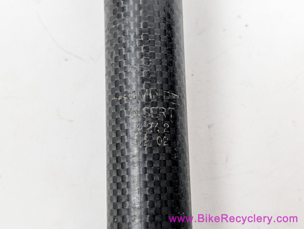 U.S.E. Alien Carbon Seatpost: 27.2mm - Vintage 1990's - Black