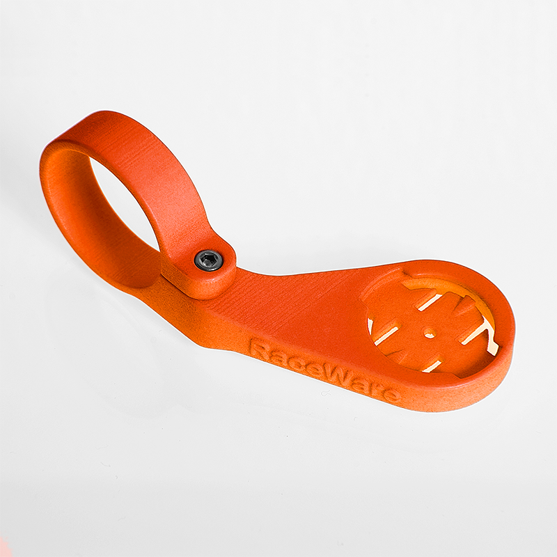Raceware Garmin Mount: Road - 31.8mm - Neon Orange - 14g! - Edge 200/500/ 510/800/810