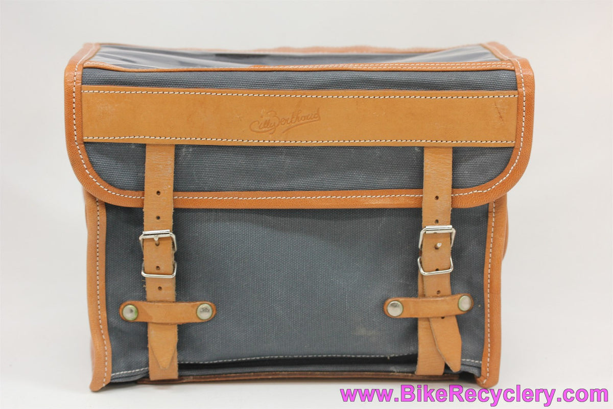 Gilles Berthoud GB805 Handlebar Bag w/ Klick-Fix Mount: Grey (NEW)