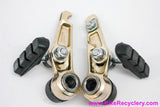 Suntour XC Pro  Cantilever Brake: Gold / Ti Color - CT-XP01 (MINT Barely Ridden)