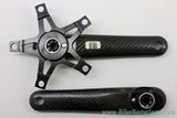 1998 ZIPP CA 420 Carbon Road Crank Arms: World's 2nd Production Carbon Crank! 175mm - 130mm - Near Mint +