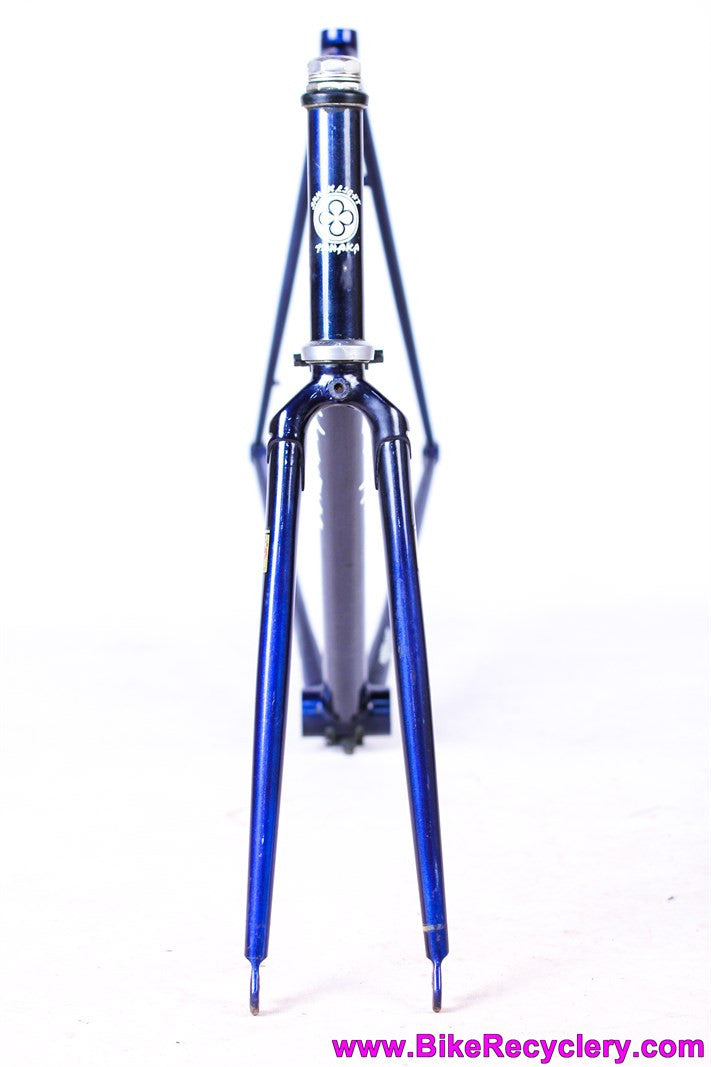 Innerlight Tanaka Fillet Brazed Columbus EL Road Frame/Fork: XS 50cm - 130mm Spacing - 700c - Vintage 1990's -  Breezer Dropouts - Handmade in USA