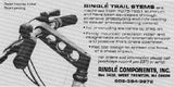 Ringle Trail Roller Stem: 1" Quill - 140mm x 25.4mm - High Rise - Canti Stop - Black (EXC+)