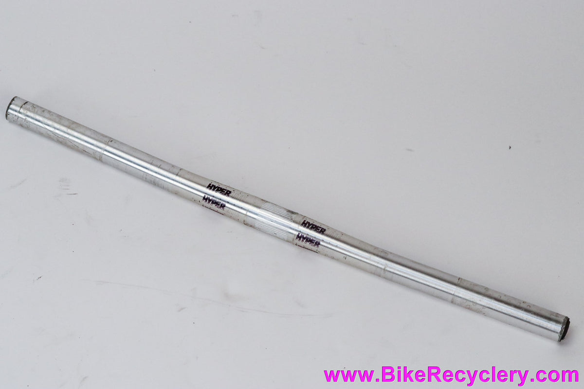 Answer Hyperlite Flat Handlebar: 500mm x 25.4mm - Vintage 1990's Silver Anodized