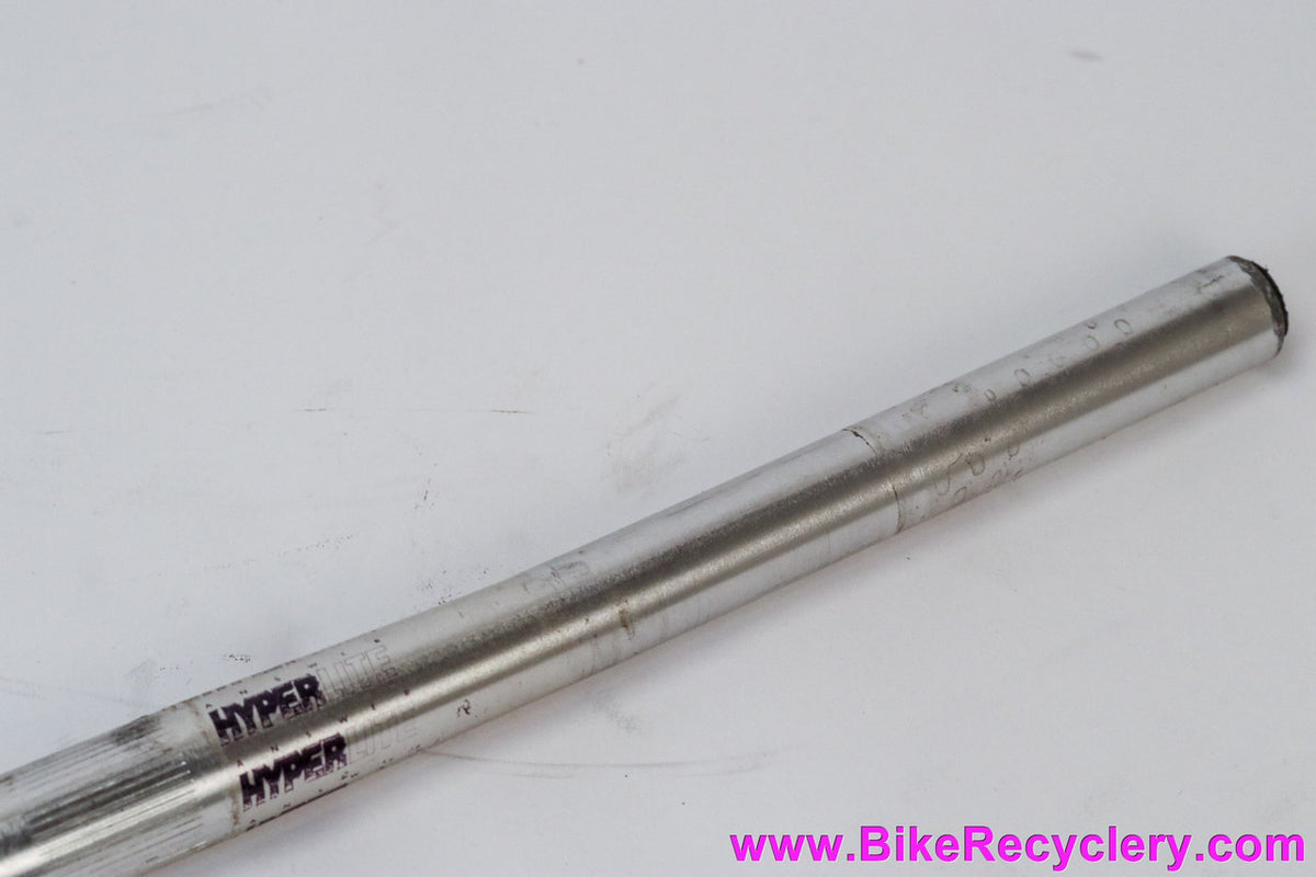 Answer Hyperlite Flat Handlebar: 500mm x 25.4mm - Vintage 1990's Silver Anodized