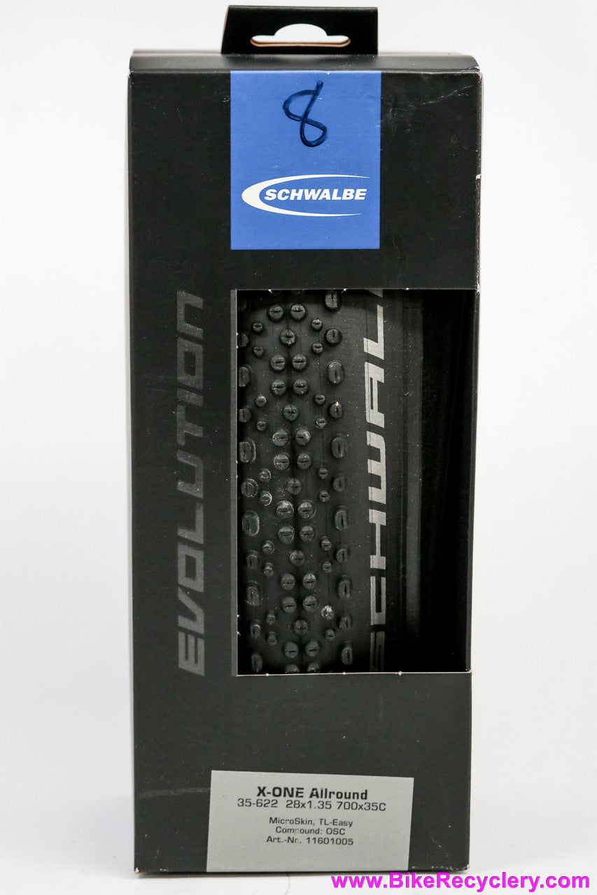 Schwalbe X-One Allround CX/Gravel Tire: 700x35c - Evo - Microskin - TLE Tubeless - Folding (NEW)