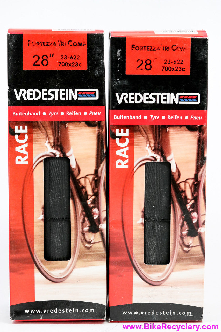 Vredestein Fortezza TriComp 700 x 23c Tires: PAIR - Folding (New)