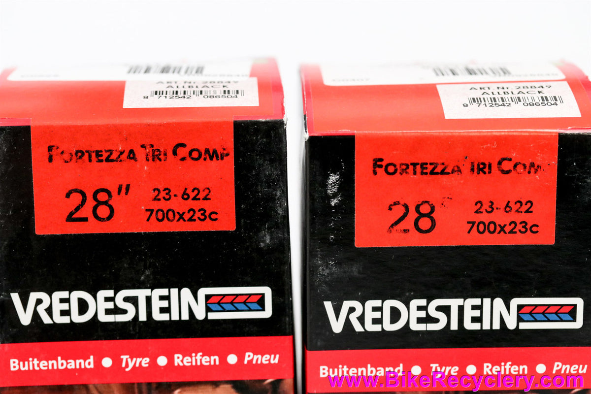 Vredestein Fortezza TriComp 700 x 23c Tires: PAIR - Folding (New)