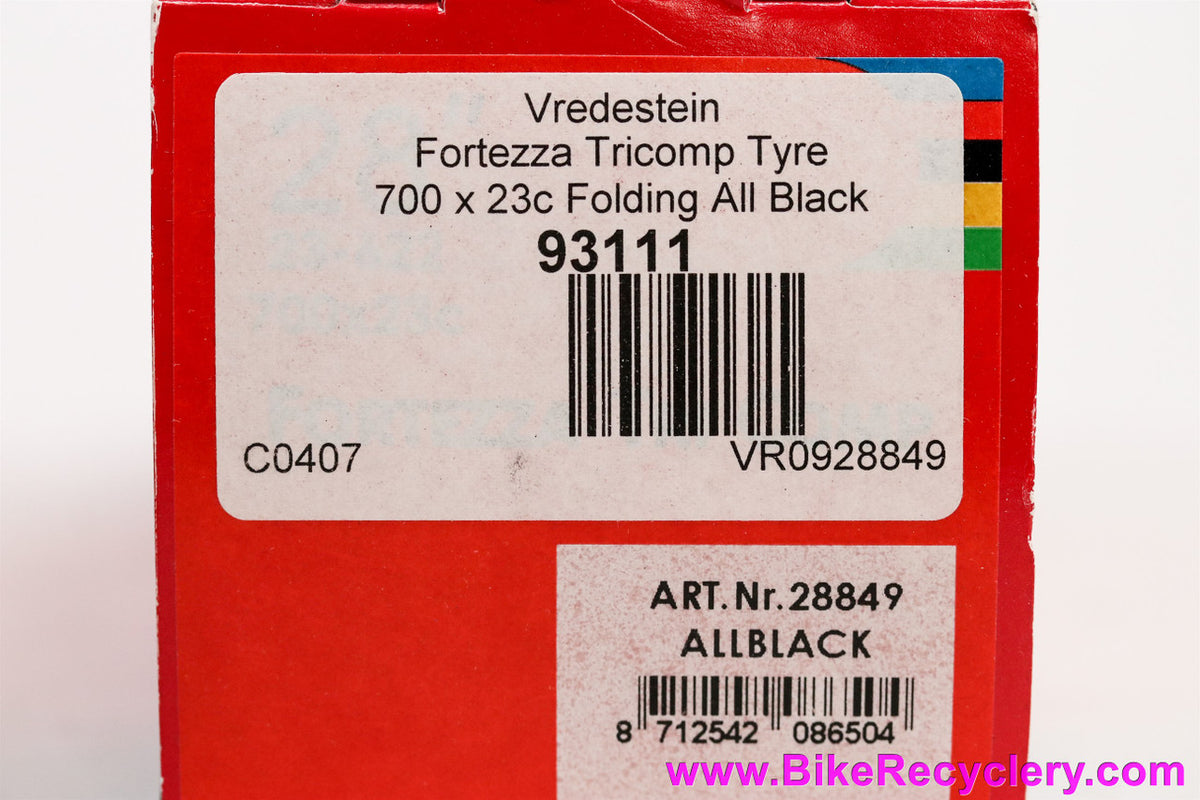 Vredestein Fortezza TriComp 700 x 23c Tires: PAIR - Folding (New)