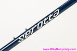1991 Serotta Custom Lugged Steel Frame & Fork: 57cm - Columbus EL Ultralight Tubing - Henry James Crown - Metallic Blue