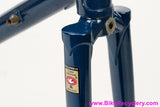 1991 Serotta Custom Lugged Steel Frame & Fork: 57cm - Columbus EL Ultralight Tubing - Henry James Crown - Metallic Blue