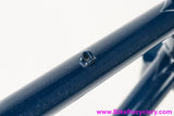 1991 Serotta Custom Lugged Steel Frame & Fork: 57cm - Columbus EL Ultralight Tubing - Henry James Crown - Metallic Blue