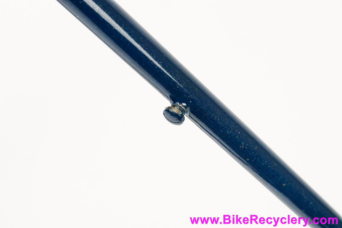 1991 Serotta Custom Lugged Steel Frame & Fork: 57cm - Columbus EL Ultralight Tubing - Henry James Crown - Metallic Blue