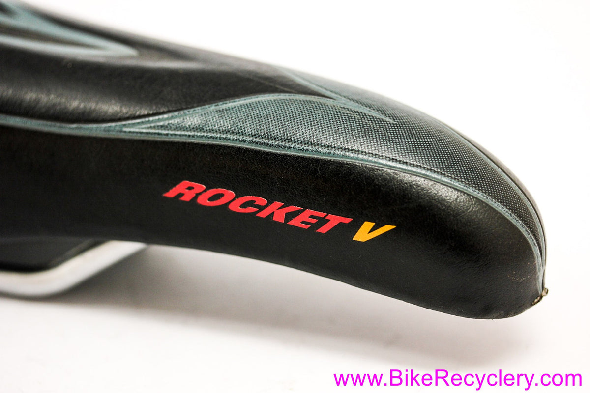WTB Rocket V Saddle: Black/Grey - Chromoly