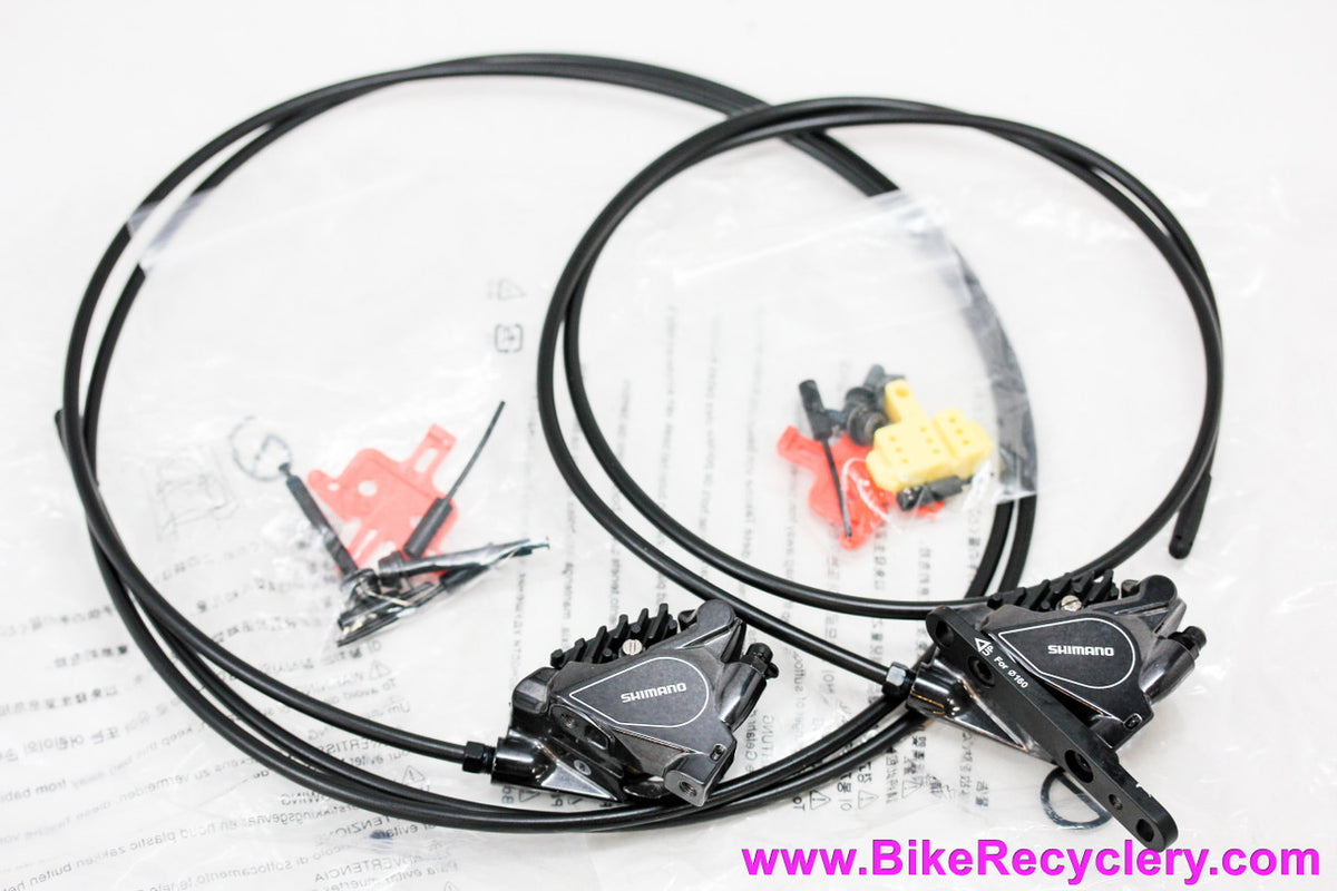 Shimano Ultegra 11s STI Shifters & Hydraulic Brake Calipers: ST-RS685 + BR-RS805 - 2x11 - Flat Mount+Adapter - F & R (NEW)