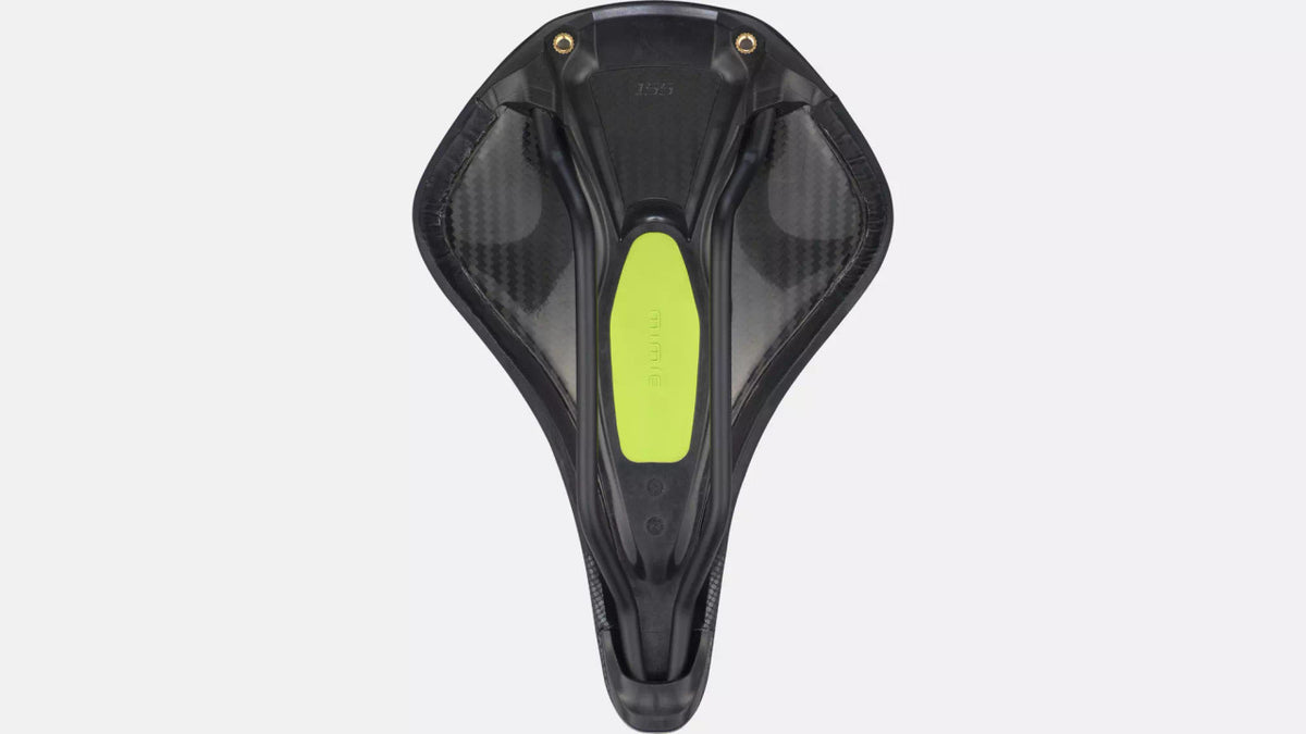 Specialized Power Pro Elaston w/ Mimic Saddle: 155mm - Ti Rails + Carbon Shell - Black (NEW)