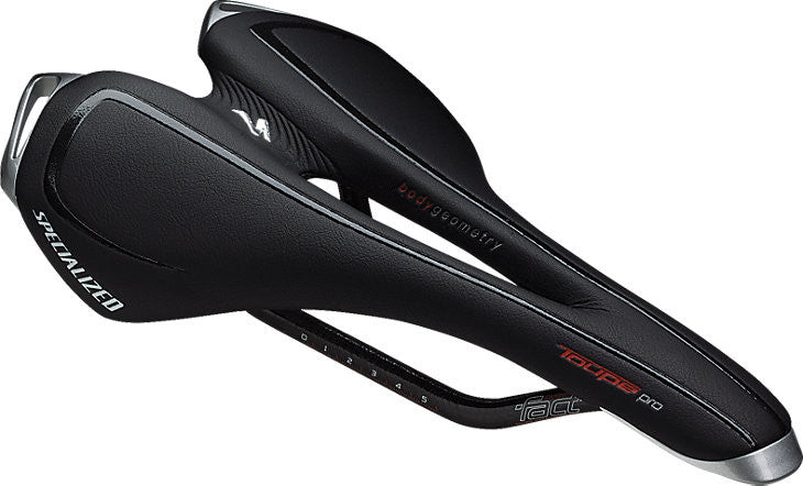 Specialized Toupe Pro Saddle: Carbon Rails, 143mm 2010 NEW