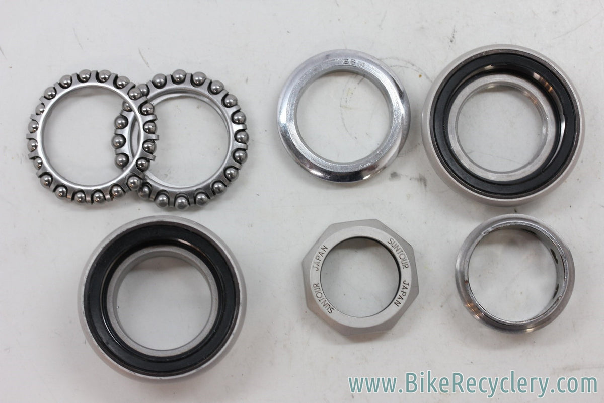 Suntour Superbe Pro Threaded 1" Headset: HS-150 - Flat Grey - Sealed