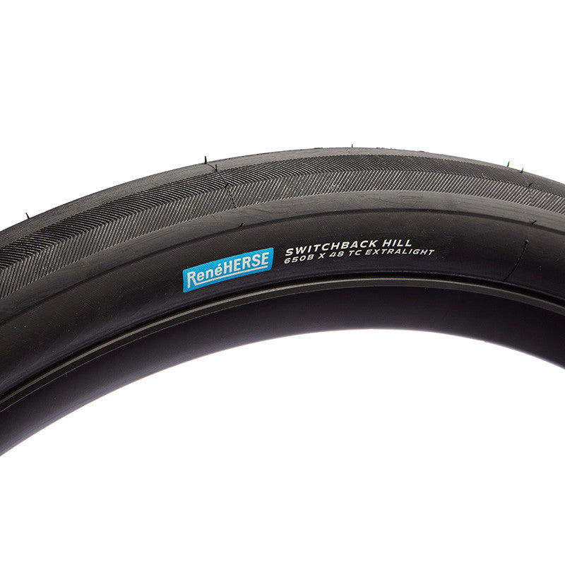 Compass Switchback Hill 650b x 48 Tire: Extralight Casing - Black - Tubeless Ready (New)
