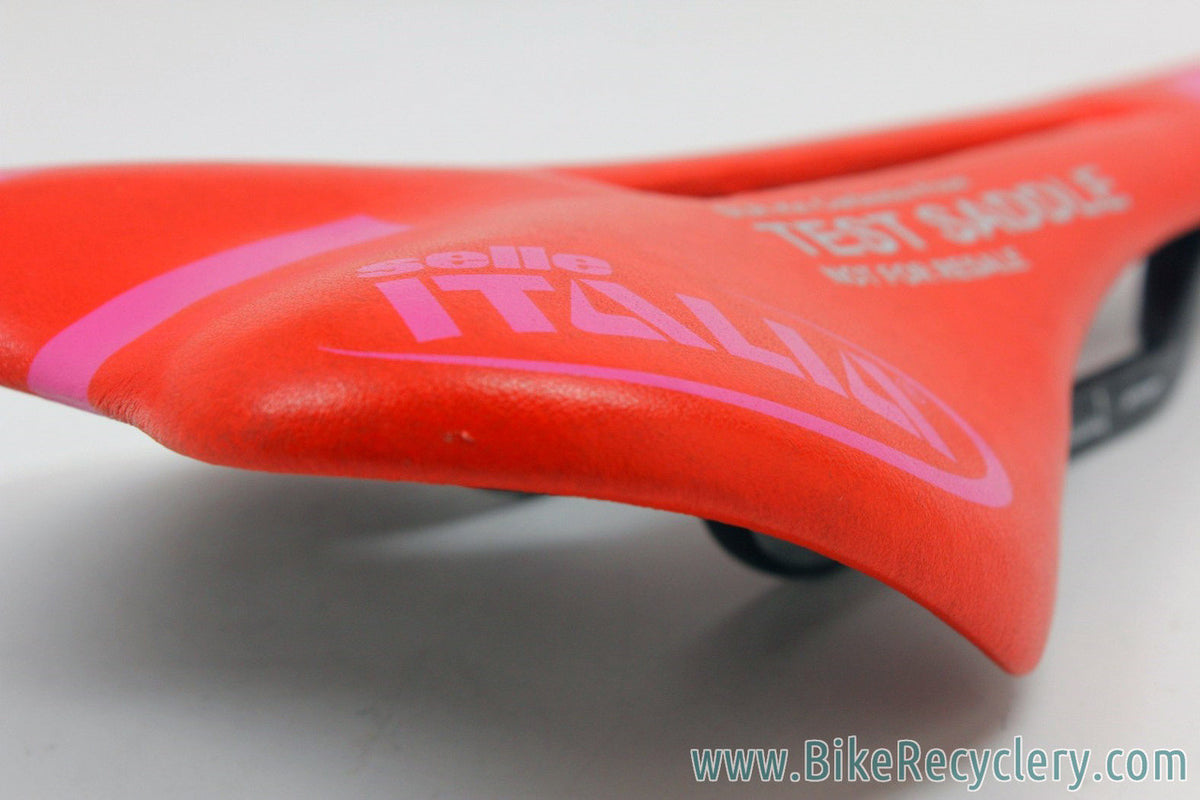 Selle Italia SLR Kit Carbino Flow Test Saddle: Carbon Rails - 125g - Red - $310 MSRP  (~40 miles)