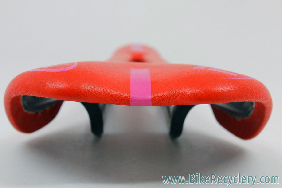Selle Italia SLR Kit Carbino Flow Test Saddle: Carbon Rails - 125g - Red - $310 MSRP  (~40 miles)