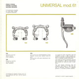Universal Mod 61 Centerpull Brakeset: 1960's 1970's
