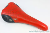 Vintage Selle Italia Flite Titanium Saddle: Red (Worn)