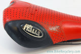 Vintage Selle Italia Flite Titanium Saddle: Red (Worn)