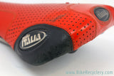 Vintage Selle Italia Flite Titanium Saddle: Red (Worn)