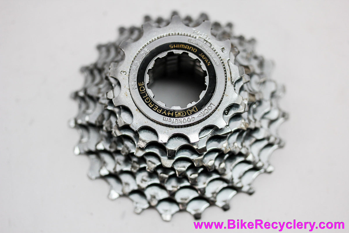 Shimano CS-HG90 8-Speed Cassette: 13-23t - 600/Ultegra -  Chrome/Silver (Near Mint)
