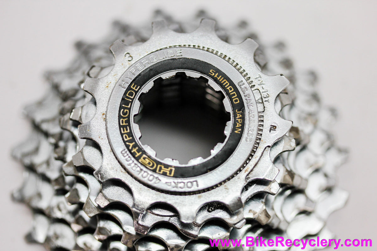 Shimano CS-HG90 8-Speed Cassette: 13-23t - 600/Ultegra -  Chrome/Silver (Near Mint)