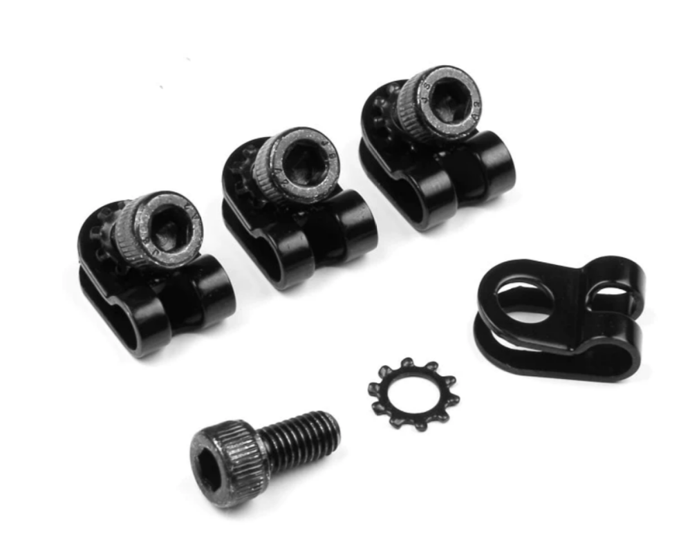 Velo Orange R-Clips: Noir / Black (set of 4, New)