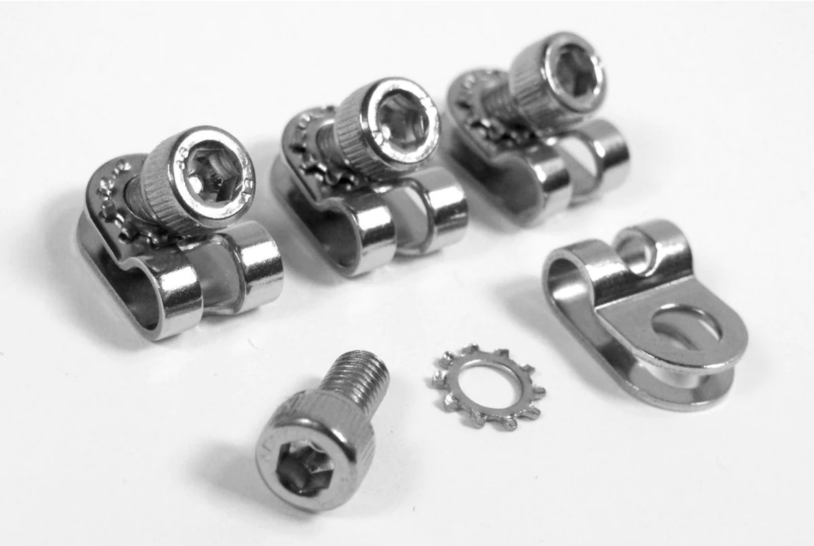 Velo Orange R-Clips: Silver (set of 4, New)