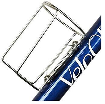 Velo Orange Retro Bottle Cage MKII: Tabs - Stainless Steel - 1940's Cyclotouriste Style (NEW)