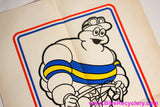 Vintage 1970's Michelin Man Bibendum Bicycle Tires Poster: Large - 32" x 20" (NOS)