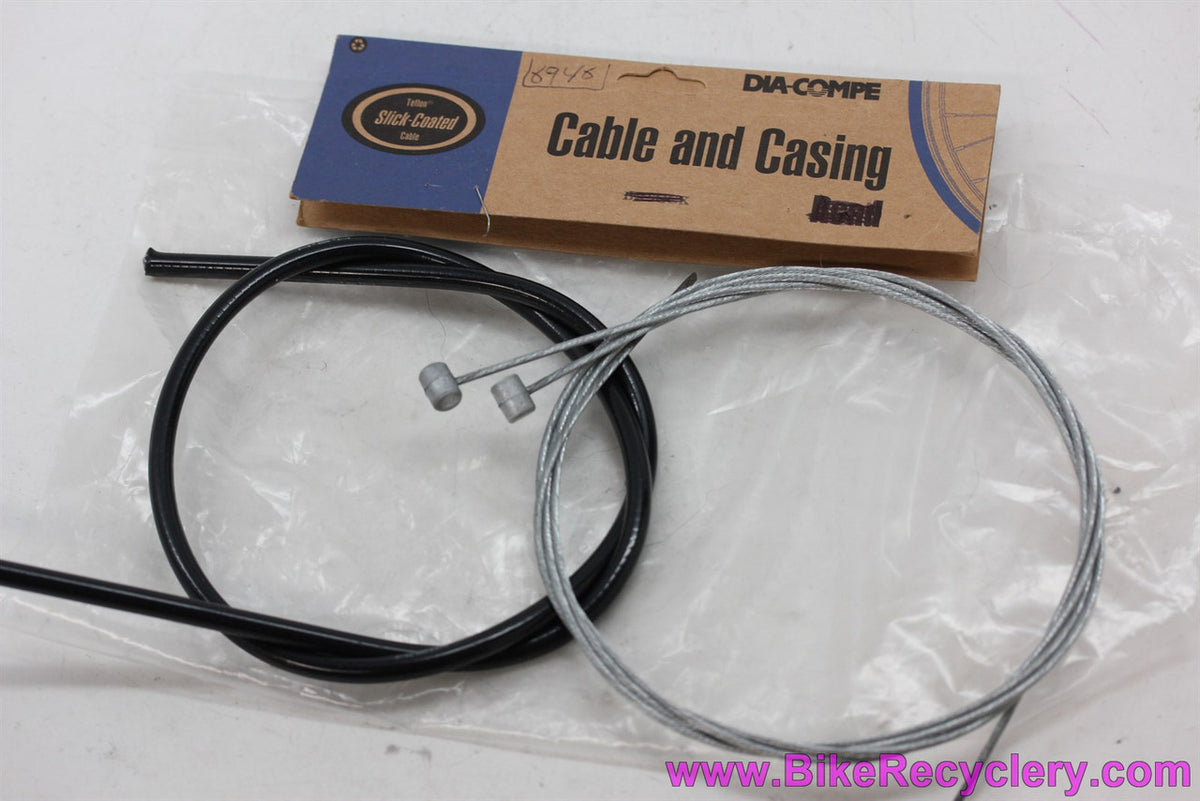 NIB/NOS DIA-COMPE Oversized 2mm BRAIDED MTB Brake Cable & Housing Set: Large Barrel