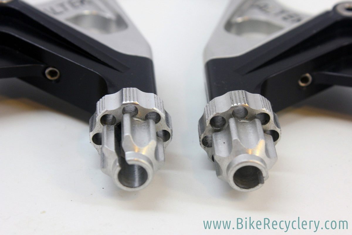NOS 1990's Altek Sharktooth BL-25 Brake Levers: Black / Silver