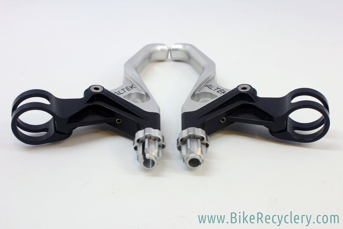 NOS 1990's Altek Sharktooth BL-25 Brake Levers: Black / Silver