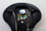 Early Cinelli Unicanitor MOD 50 Plastic Saddle:  NO Cinelli Logo - Not Perforated - Foil Decal - RARE (EXC)