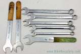 Schwinn Approved SAE Open End & Cone Wrench Set: 8 Count