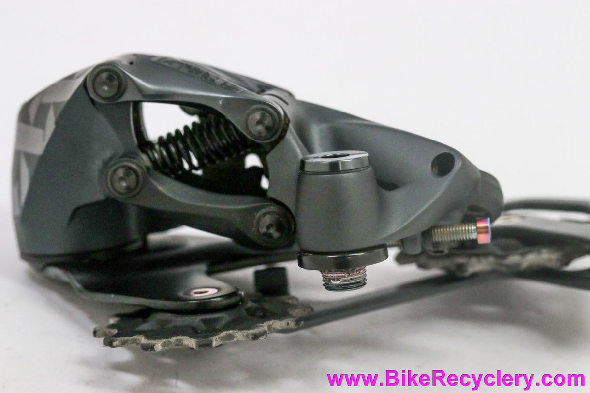 SRAM XX1 Eagle Rear Derailleur: 12s Mechanical - Lunar - Ti Oil Slick Bolts (<200 Miles Near MINT+)