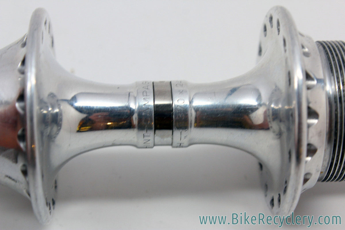 Campagnolo C-Record Hubset: Low Flange - 32H - Freewheel - Skewers (Near Mint)