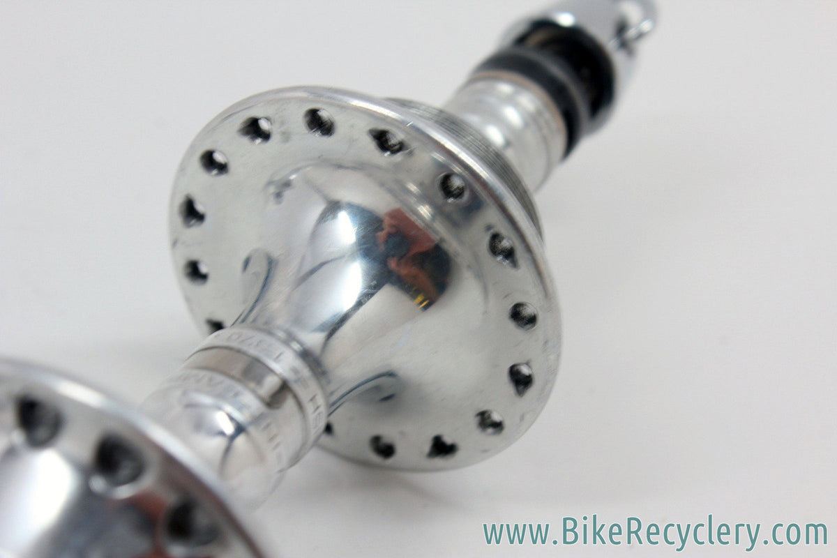 Campagnolo C-Record Hubset: Low Flange - 32H - Freewheel - Skewers (Near Mint)