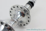 Campagnolo C-Record Hubset: Low Flange - 32H - Freewheel - Skewers (Near Mint)