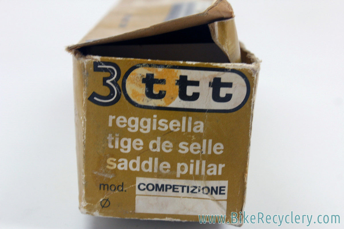 NIB/NOS 3ttt Mod. Competizione Seatpost: 26.6mm - Fluted - Alloy - 1970's Vintage