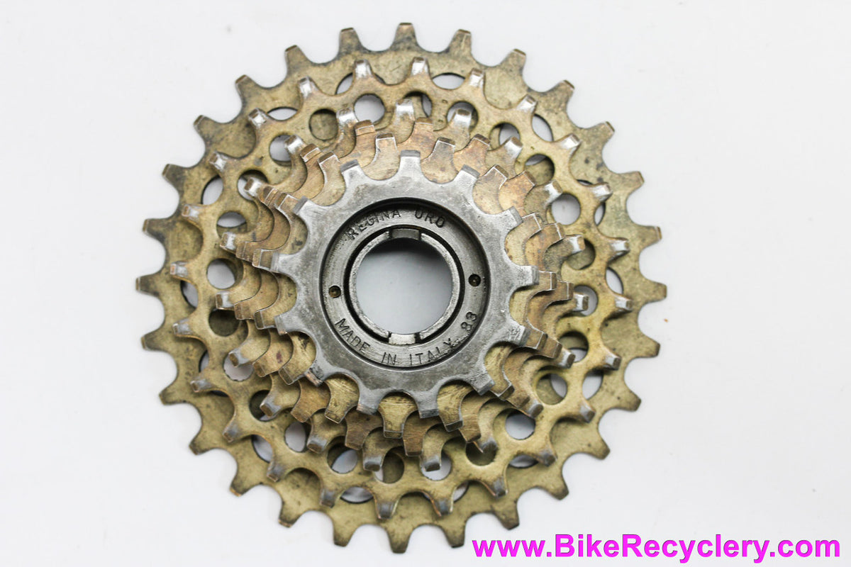 Regina Oro 6 Speed Freewheel: 13-28t Wide Range - Gold